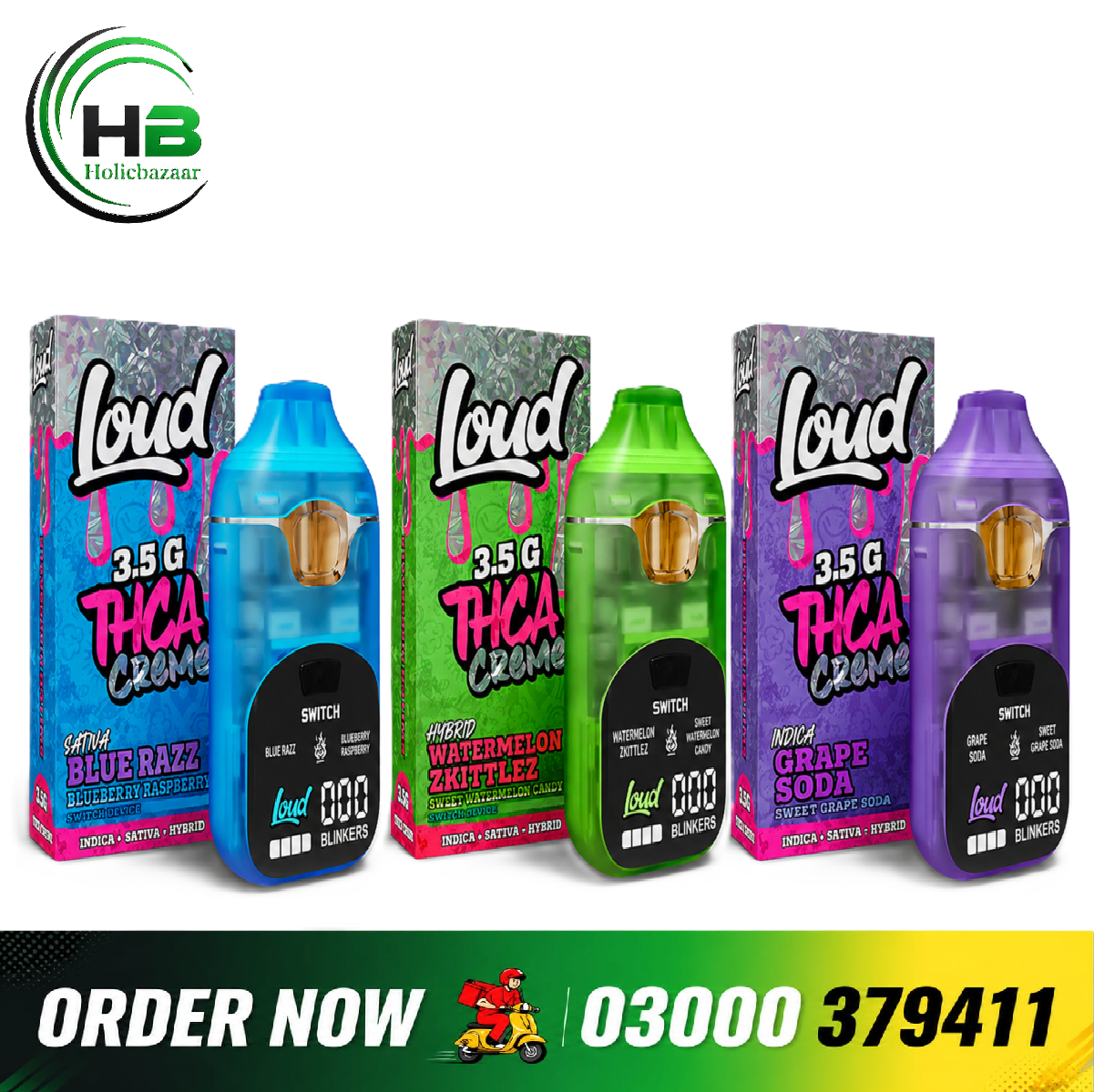 Loud THC-A Creme Disposable Vape | 3.5g In Pakistan