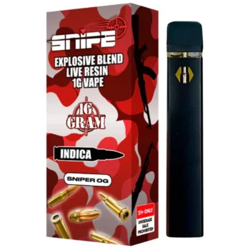 Snipe THCP Live Resin Disposable 1G - Sniper OG - Indica