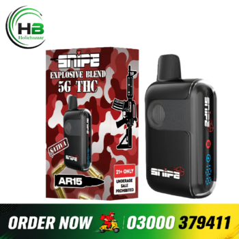 SNIPE THCP EXPLOSIVE BLEND DISPOSABLE 5G - AR15 (SATIVA)
