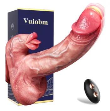 REMOTE CONTROL REALISTIC THRUSTING DILDO VIBRATOR