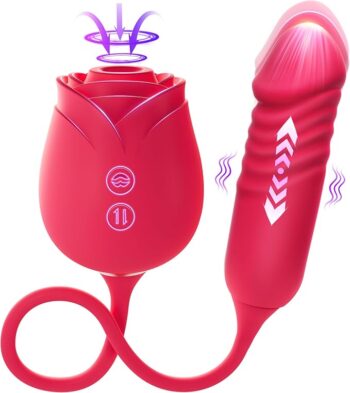 Vibrator Dildo Sex Toys for Women - MOOLIGIRL Rose Sex Toy In Pakistan