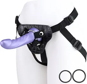 Adjustable Harness Strap-On G-Spot Dildo Set In Pakistan