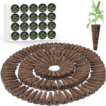 Growell 120 Pcs Grow Sponges with 120 Pcs Pod Labels – Hydroponic Pods Kit In Pakistan