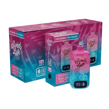 HolicBazaar Live Resin THC Blend Miami Lyfe Haze Disposable 7.5ML