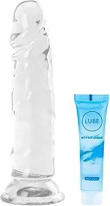 5.1 inch Clear Beginner Dildo In Pakistan