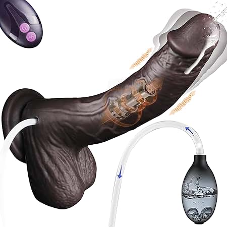 8.46 Black Squirting Dildo In Pakistan