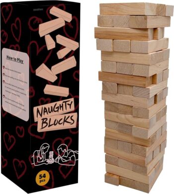Naughty Blocks – Adult Couples Game with 54 Sexy Challenges for Date Night In Pakistan