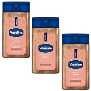 Vaseline Glazed and Glisten Sunlit Glow Body Gel Oil In Pakistan