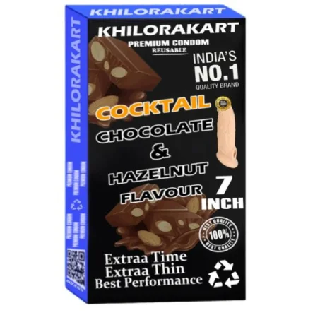 7 Inch Silicone Reusable Condom In Pakistan