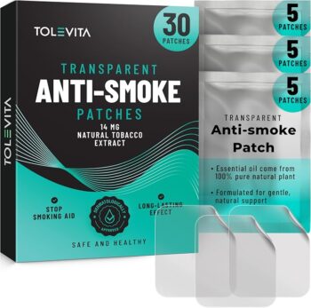TOLEVITA Anti- Smoke Herbal Patches Transparent 14 mg In Pakistan