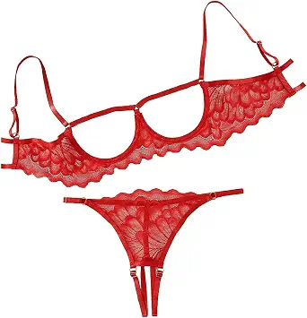 Lilosy Sexy Lingerie Set 2 Piece Women Bra and Panty 3XS-5XL In Pakistan