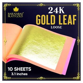 Barnabas 24K Real Gold Leaf Sheets for Crafts In Pakistan