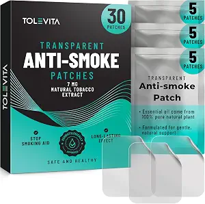TOLEVITA Anti- Smoke Herbal Patches Transparent 7 mg In Pakistan