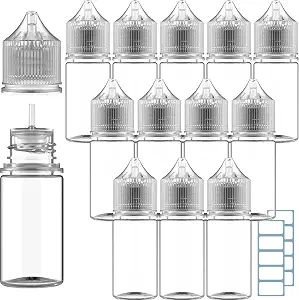 2 x 1OZ /30ML Bottles E liquid Empty Dropper Plastic Eliquid Chubby Unicorn Squeezable In Pakistan