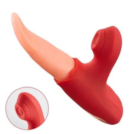 Licking Aradia - 2-in-1 Flapping Tongue Vibrator In Pakistan
