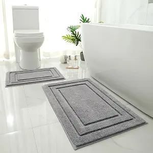 HOMEIDEAS Bathroom Rugs Sets 2 Piece In Pakistan