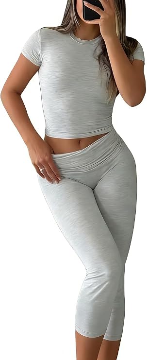 YETOWA Womens 2 Piece Workout Sets High In Pakistan