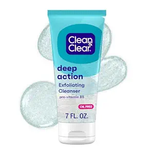Clean & Clear Oil-Free Deep Action Exfoliating Facial Cleanser In Pakistan