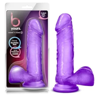 Clear Purple Dildo In Pakistan