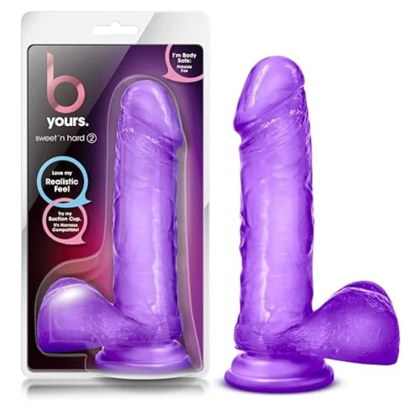 Clear Purple Dildo In Pakistan