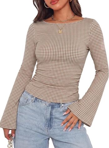 WIHOLL Bell Sleeve Tops for Women In Pakistan