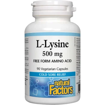 Natural Factors L-lysine 500 mg 90 Veggie Capsules In Pakistan