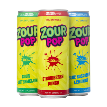 Zour Pop THC Infused Drink 100mg
