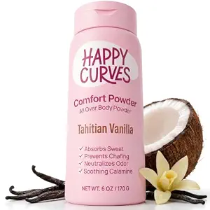 HAPPY CURVES Talc-Free Anti-Chafe Deodorant Body Dusting Powder In Pakistan