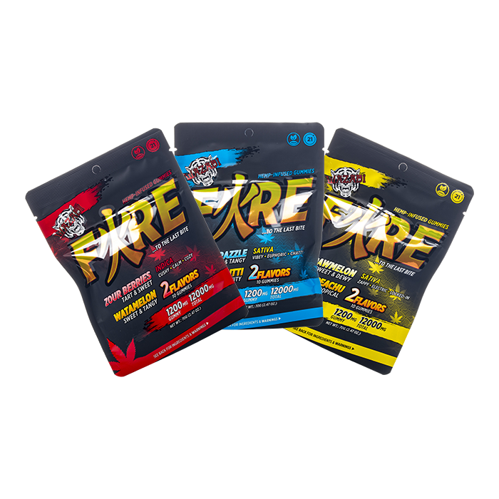 Wazabi Exotics D9 Fire Gummies 12000mg In Pakistan