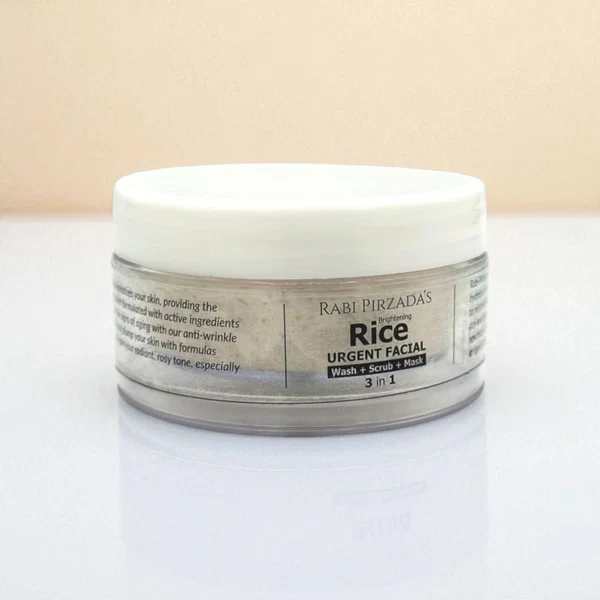 Rice Urgent Facial Mask - 3 in 1 (Wash + Scrub + Mask) In Pakistan