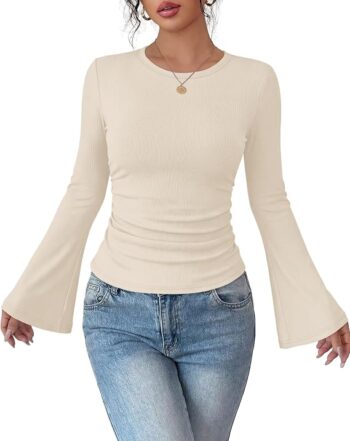 Sampeel Womens Bell Long Sleeve Shirts In Pakistan
