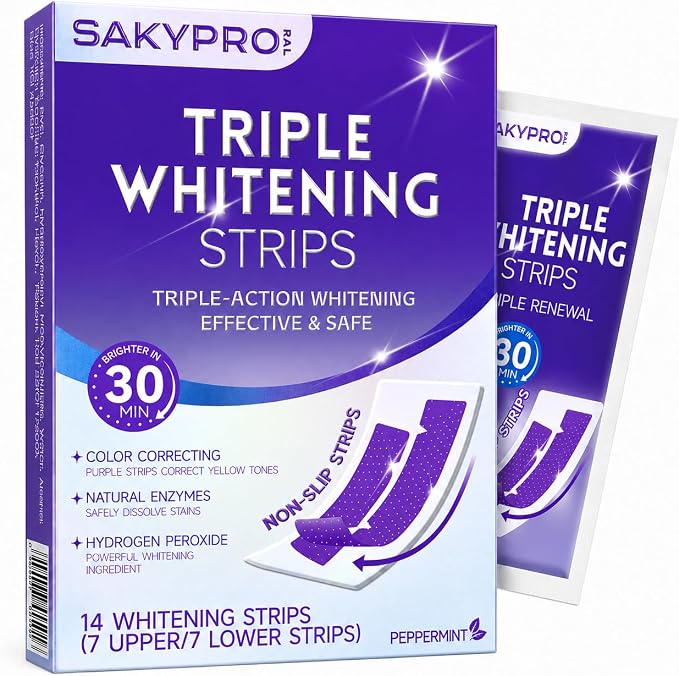 SAKYPRORAL Triple Whitening Strips In Pakistan