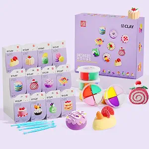 Air Dry Clay Kit -12 Desserts Modeling Clay for Kids In Pakistan