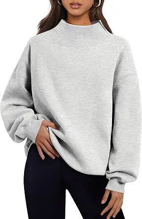 Trendy Queen Womens Mock Neck Sweatshirts In Pakistan