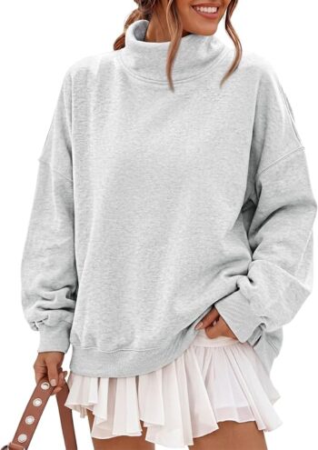 Trendy Queen Women’s Fleece Oversized Mock In Pakistan