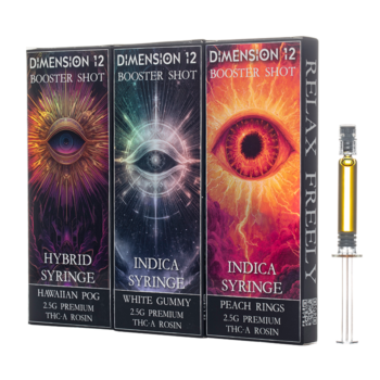 Dimension 12 THCA Booster Shot Syringe 2.5G In Pakistan